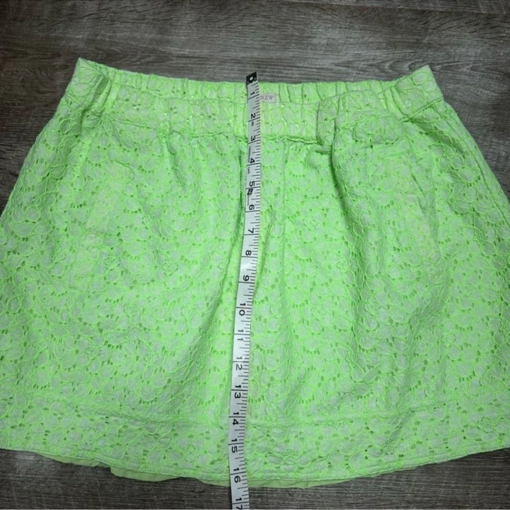 JCREW Cotton Blend Lace Skirt Size Large